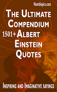 1501+ Albert Einstein Quotes. The Ultimate Compendium eBook Cover