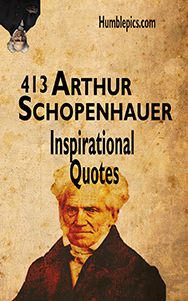413 Inspirational Quotes from Arthur Schopenhauer eBook Cover